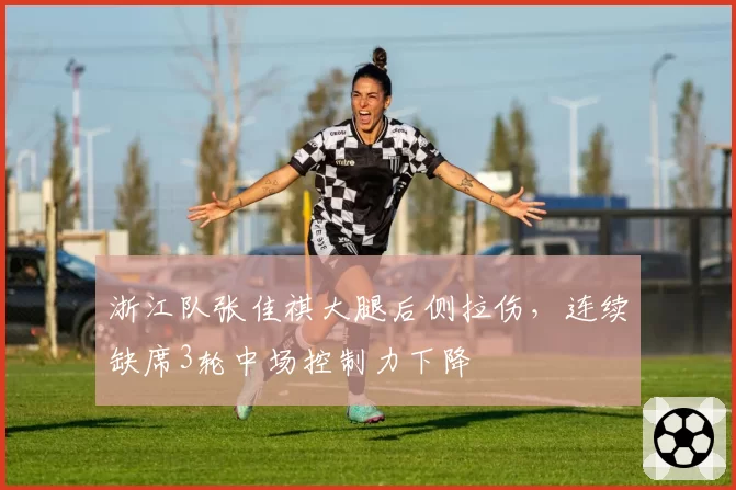 浙江队张佳祺大腿后侧拉伤,连续缺席3轮中场控制力下降